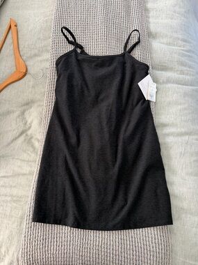 Beyond Yoga Charcoal Black Spaghetti Strap Tank